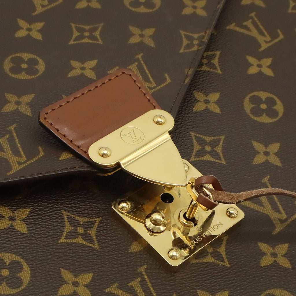 Louis Vuitton Monogram Porte Documents Bandouliere Briefcase Business — view 9