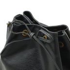 Louis Vuitton Epi Noe Shoulder Bag Drawstring Noir Black Gold — view 4
