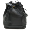 Louis Vuitton Epi Noe Shoulder Bag Drawstring Noir Black Gold