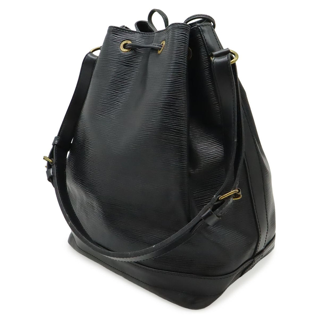 Louis Vuitton Epi Noe Shoulder Bag Drawstring Noir Black Gold — view 2