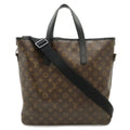 Louis Vuitton Monogram Macassar Davis Tote Large Shoulder Bag Brown