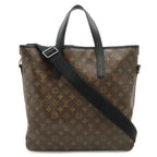 Louis Vuitton Monogram Macassar Davis Tote Large Shoulder Bag Brown
