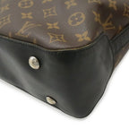 Louis Vuitton Monogram Macassar Davis Tote Large Shoulder Bag Brown — view 3