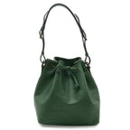 Louis Vuitton Epi Petit Noe Shoulder Bag Drawstring Borneo Green
