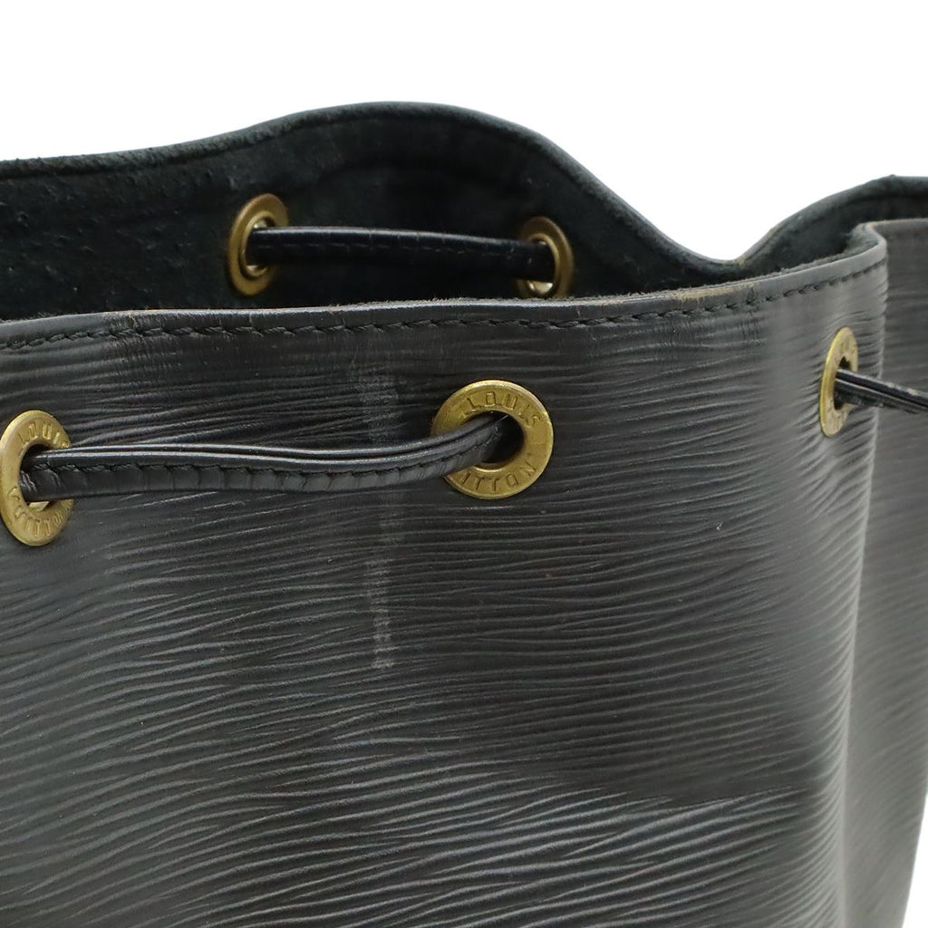 Louis Vuitton Epi Noe Shoulder Bag Drawstring Noir Black Gold — view 9