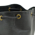 Louis Vuitton Epi Noe Shoulder Bag Drawstring Noir Black Gold — view 9