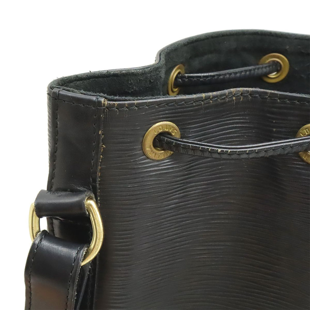 Louis Vuitton Epi Noe Shoulder Bag Drawstring Noir Black Gold — view 8