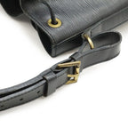 Louis Vuitton Epi Noe Shoulder Bag Drawstring Noir Black Gold — view 6