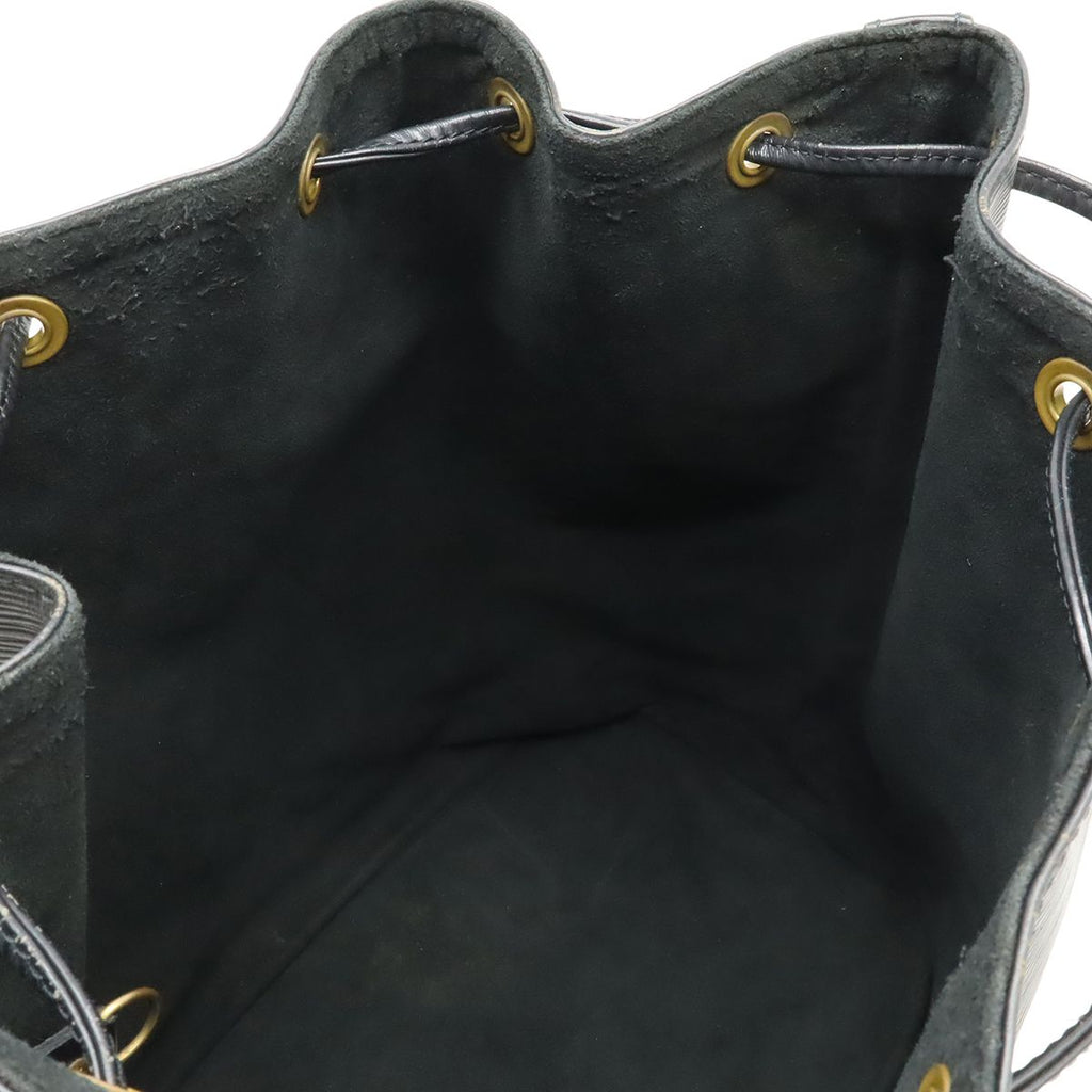 Louis Vuitton Epi Noe Shoulder Bag Drawstring Noir Black Gold — view 5