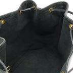 Louis Vuitton Epi Noe Shoulder Bag Drawstring Noir Black Gold — view 5