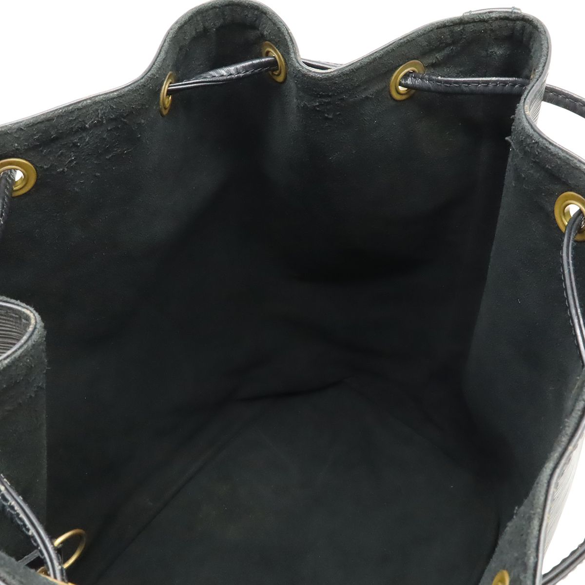 Louis Vuitton Epi Noe Shoulder Bag Drawstring Noir Black Gold — view 5