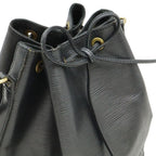 Louis Vuitton Epi Noe Shoulder Bag Drawstring Noir Black Gold — view 4