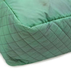 Chanel Sports Line Quilted Boston Bag 2-Way Crossbody Nylon Leather Green White — view 3