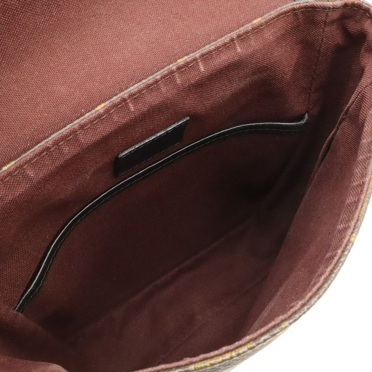 Louis Vuitton Monogram Macassar Bus PM Shoulder Bag Pochette — view 7