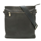 Louis Vuitton Taiga Sasha Shoulder Bag Crossbody Leather Ardoise Black