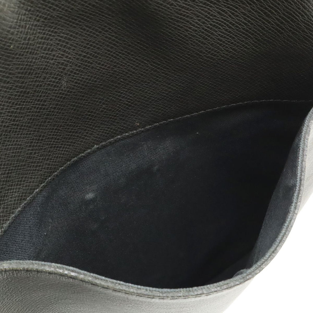 Louis Vuitton Taiga Sasha Shoulder Bag Crossbody Leather Ardoise Black — view 9