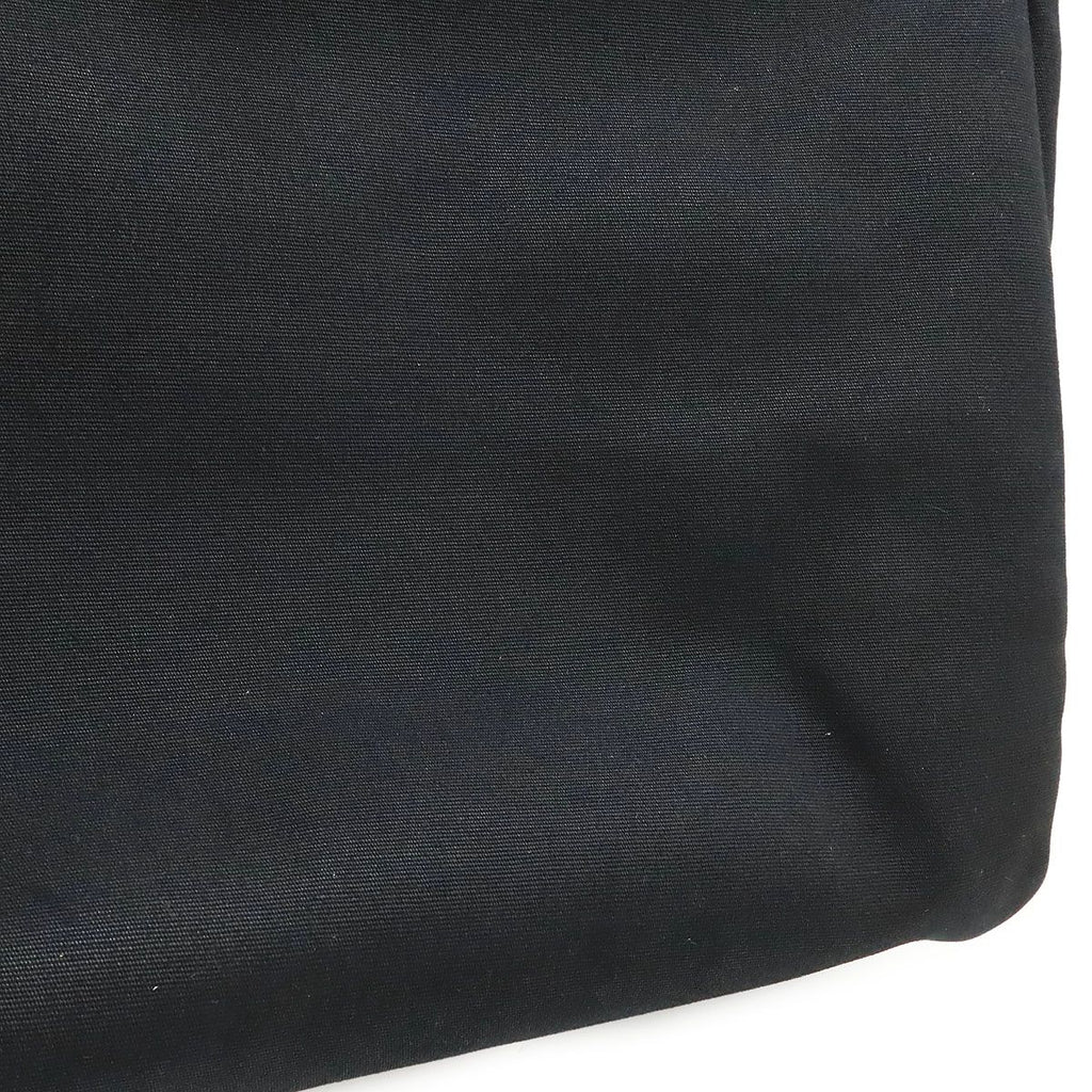 Hermes Herbag MM 2-Way Shoulder Bag Toile Officier Canvas Black — view 8
