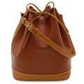 Louis Vuitton Epi Noe Drawstring Shoulder Bag Bicolor Leather Kenya Brown