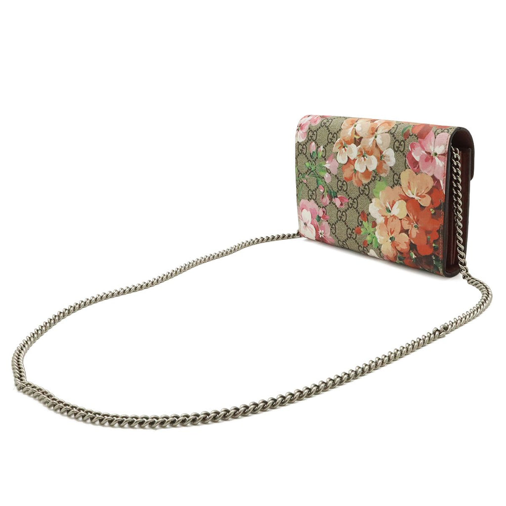 Gucci Dionysus GG Blue Musu Chain Wallet Shoulder Bag Pochette 2-Way Clutch — view 2