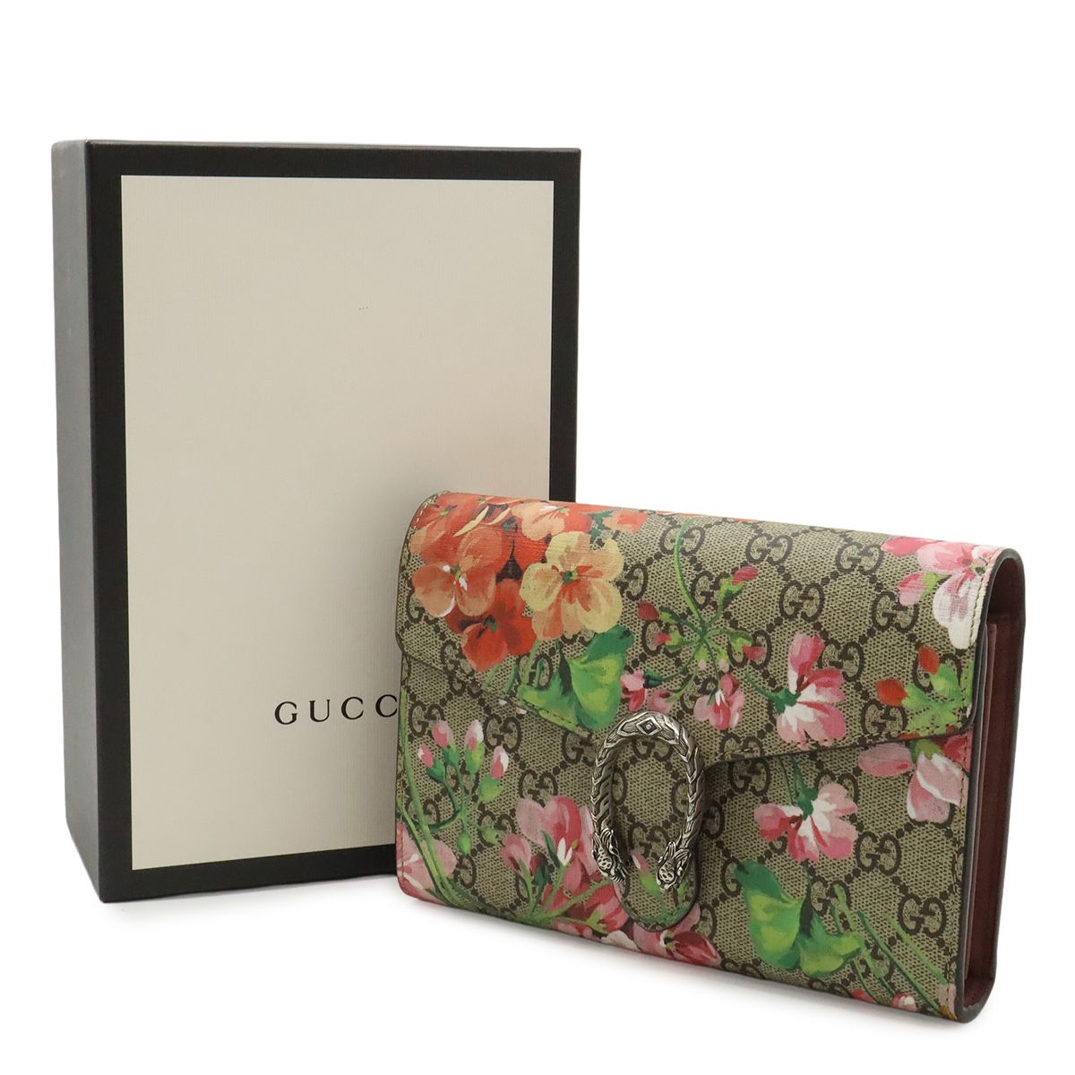 Gucci Dionysus GG Blue Musu Chain Wallet Shoulder Bag Pochette 2-Way Clutch — view 9