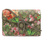 Gucci Dionysus GG Blue Musu Chain Wallet Shoulder Bag Pochette 2-Way Clutch