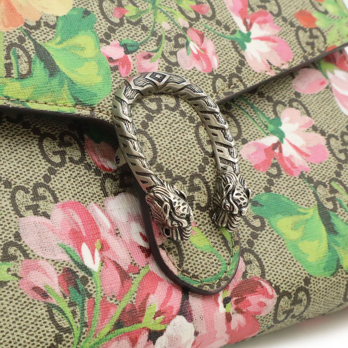 Gucci Dionysus GG Blue Musu Chain Wallet Shoulder Bag Pochette 2-Way Clutch — view 5