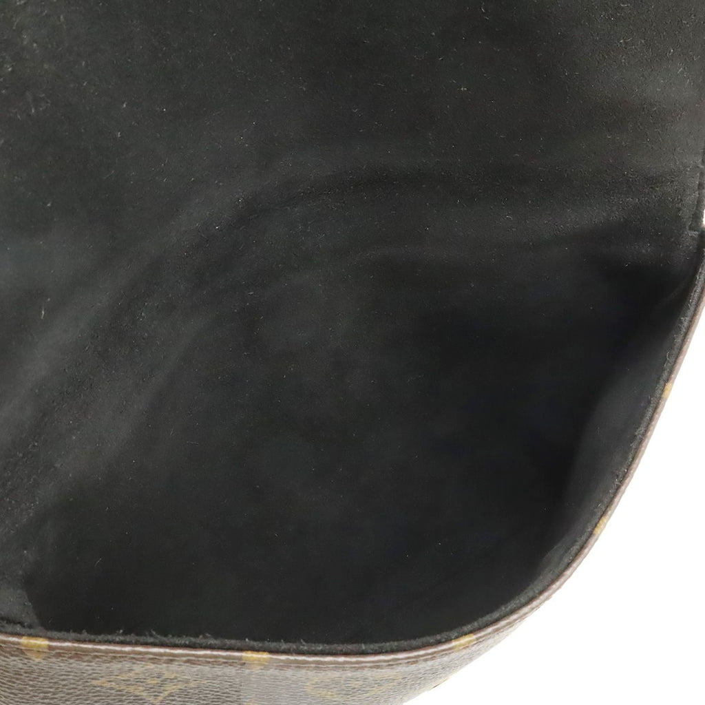 Louis Vuitton Monogram Twice Shoulder Bag Pochette Crossbody Noir Black — view 7