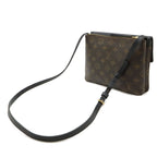 Louis Vuitton Monogram Twice Shoulder Bag Pochette Crossbody Noir Black — view 2