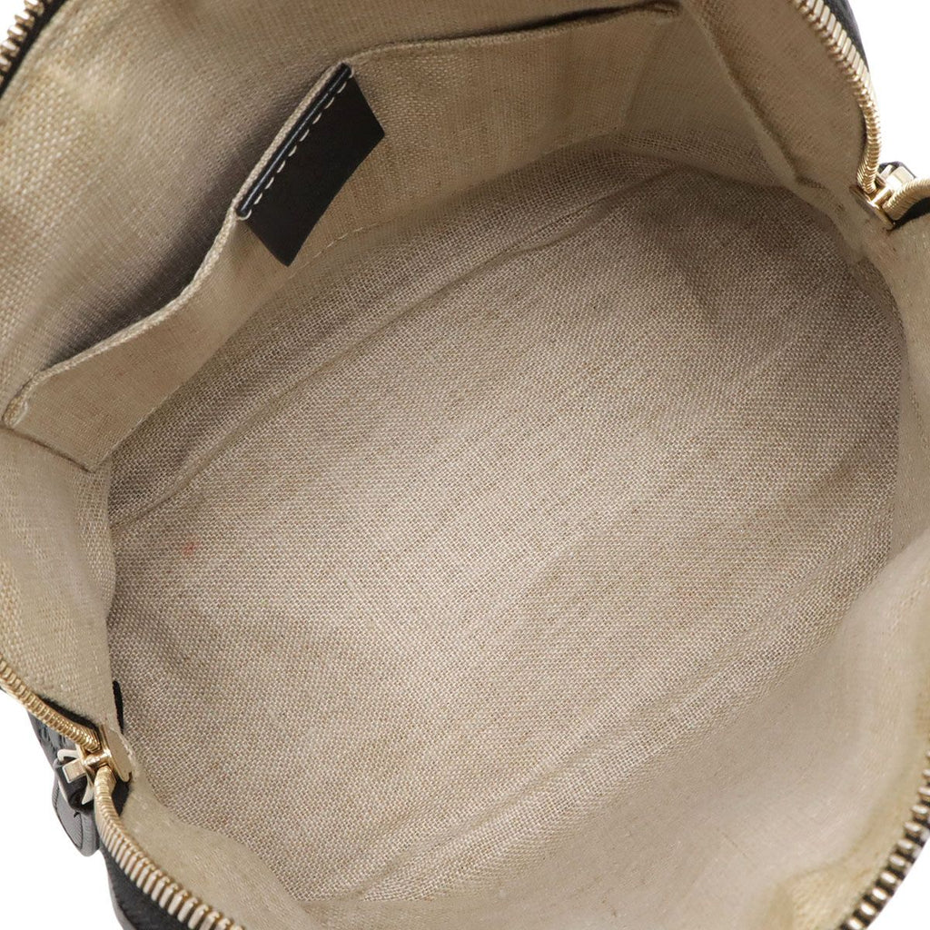 Gucci Micro Guccissima Mini Bag 2-Way Leather Black Gold — view 7
