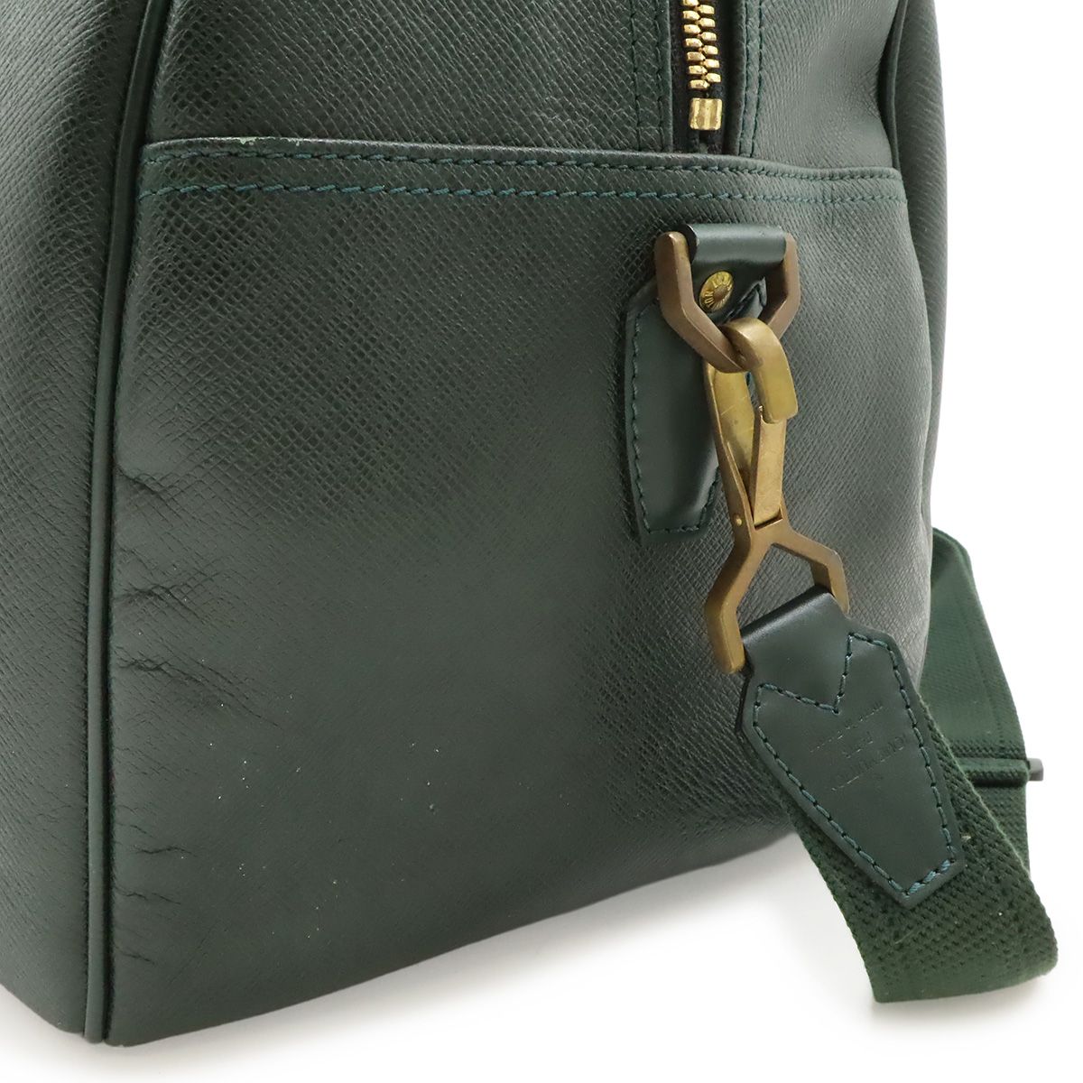 Louis Vuitton Taiga Kendal PM Boston Bag Purse 2-Way Epi Sear Green — view 7