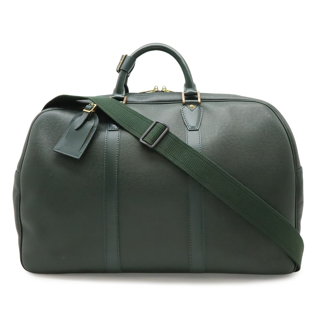 Louis Vuitton Taiga Kendal PM Boston Bag Purse 2-Way Epi Sear Green