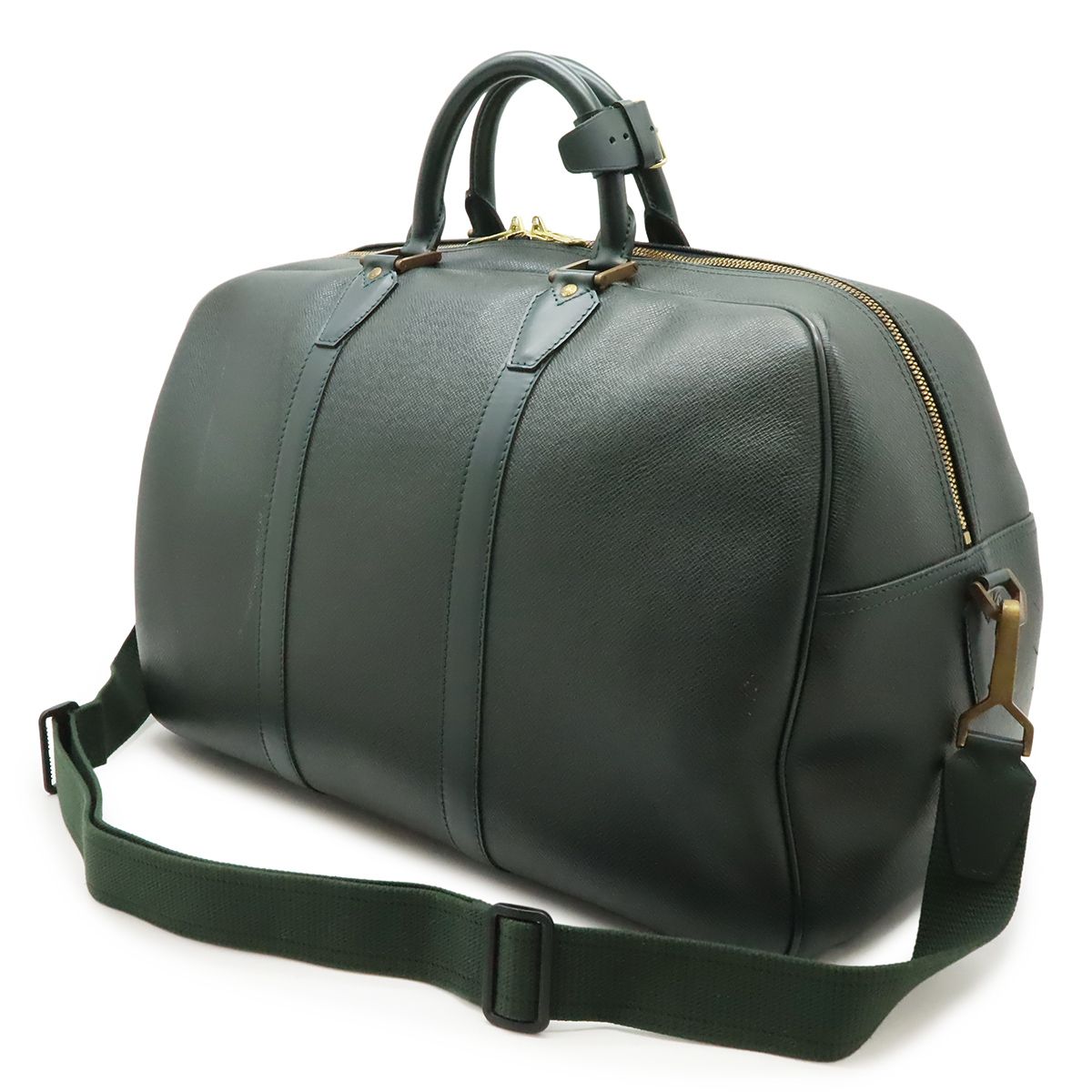 Louis Vuitton Taiga Kendal PM Boston Bag Purse 2-Way Epi Sear Green — view 2