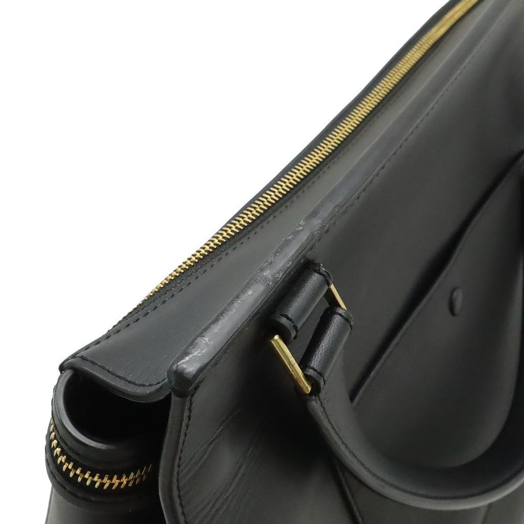 Celine Edge Large Shoulder Bag Leather Black Gold — view 8