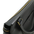 Celine Edge Large Shoulder Bag Leather Black Gold — view 8