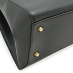 Celine Edge Large Shoulder Bag Leather Black Gold — view 3