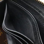 Louis Vuitton Monogram Zippy Wallet Retiro Zip Around Noir Black — view 7