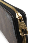 Louis Vuitton Monogram Zippy Wallet Retiro Zip Around Noir Black — view 4