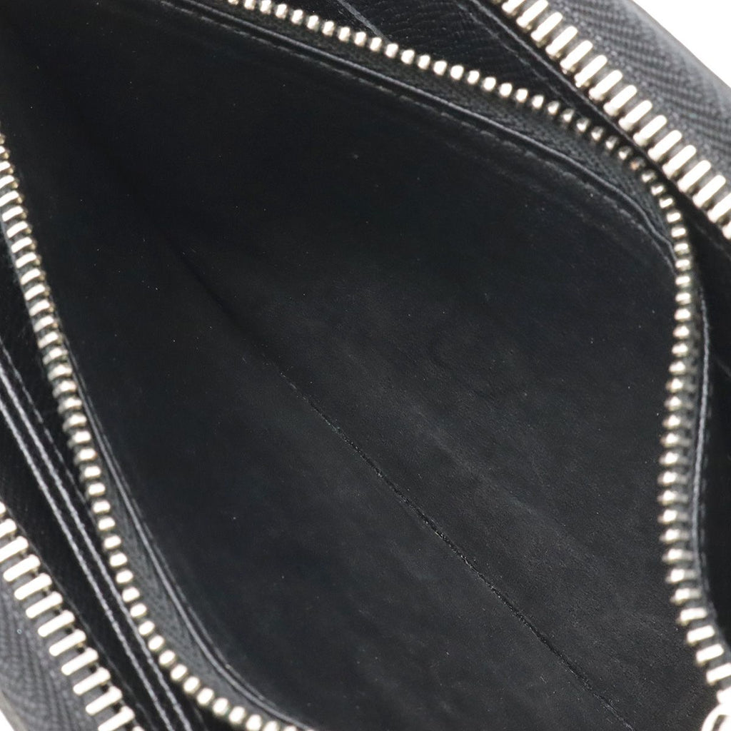 Louis Vuitton Epi Electric Zippy Wallet Zip Around Leather Noir Black — view 6