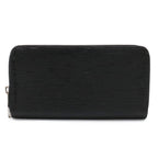 Louis Vuitton Epi Electric Zippy Wallet Zip Around Leather Noir Black