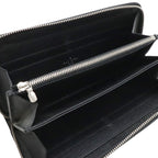 Louis Vuitton Epi Electric Zippy Wallet Zip Around Leather Noir Black — view 5