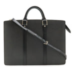 Louis Vuitton Taiga Porte Documents Rosein Business 2-Way Shoulder Bag Ardoise