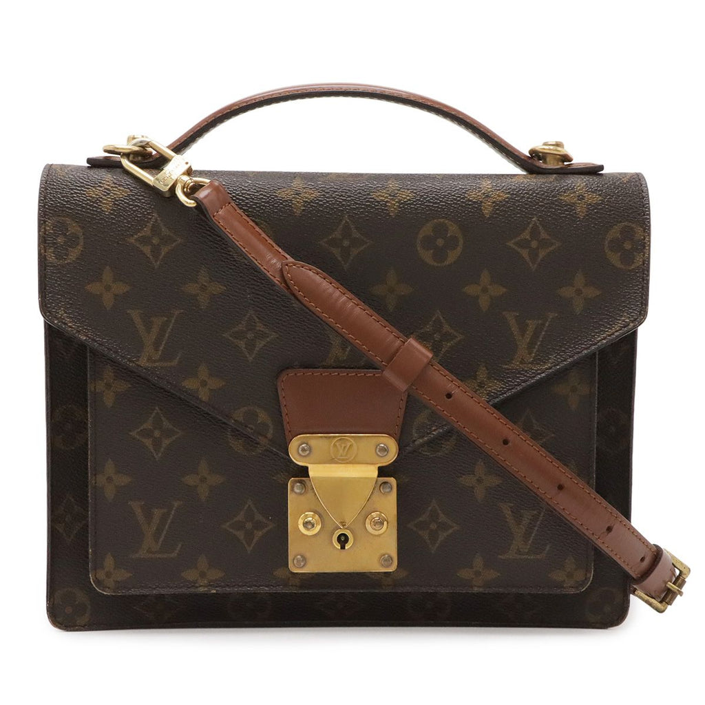 Louis Vuitton Monogram Monceau 26 Clutch 2-Way