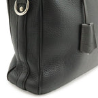 Louis Vuitton Alma Briefcase MM Business Taurillon Leather Noir Black Shoulder — view 9