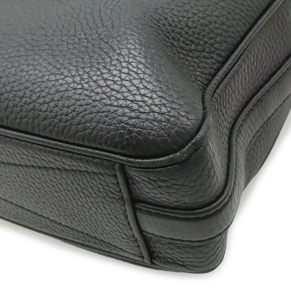 Louis Vuitton Alma Briefcase MM Business Taurillon Leather Noir Black Shoulder — view 3