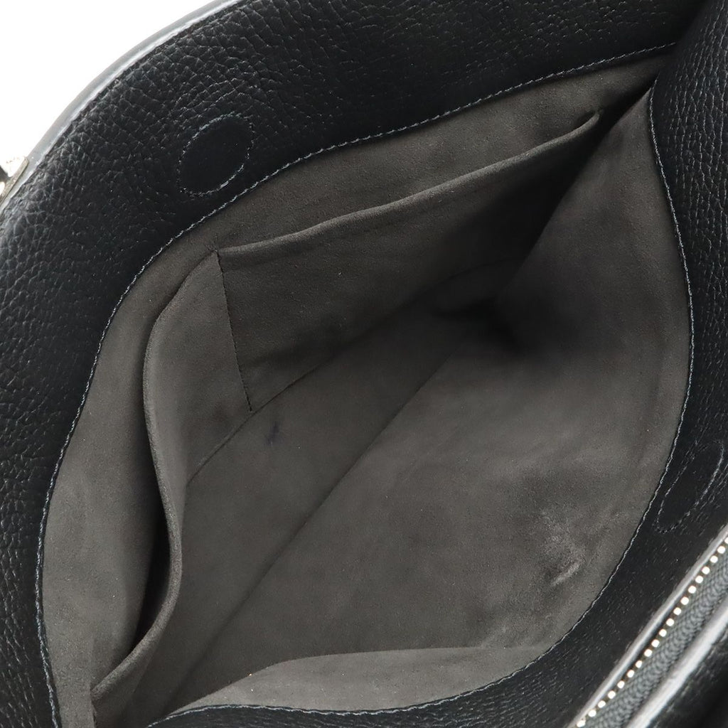 Louis Vuitton Alma Briefcase MM Business Taurillon Leather Noir Black Shoulder — view 7