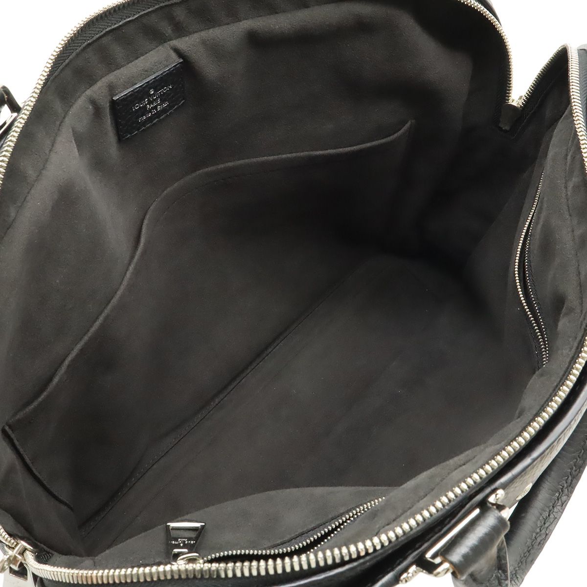 Louis Vuitton Alma Briefcase MM Business Taurillon Leather Noir Black Shoulder — view 6
