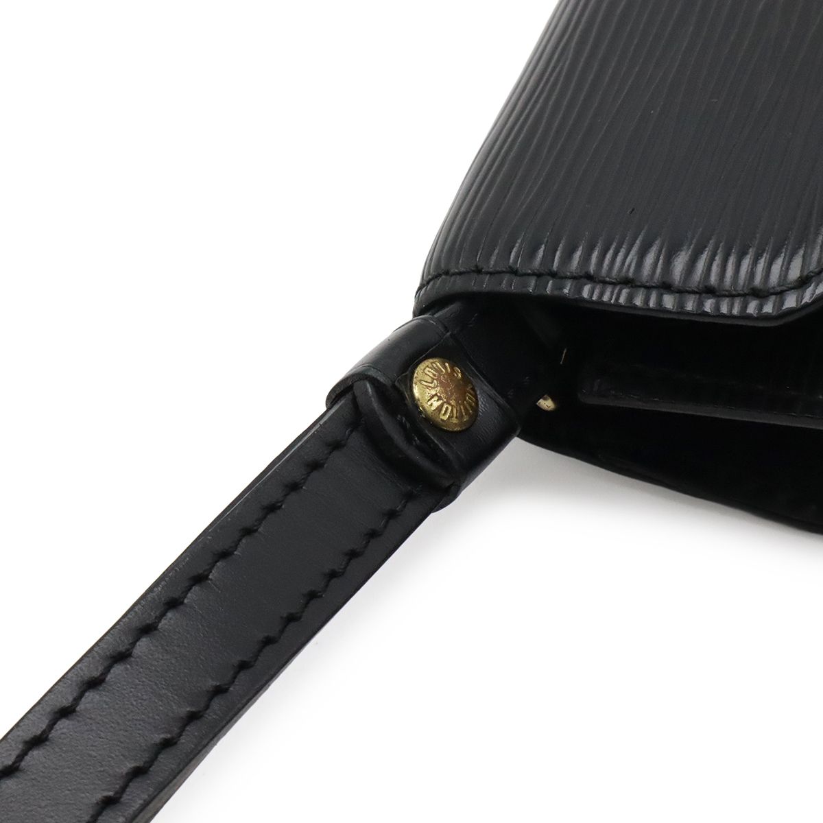 Louis Vuitton Epi Pochette Series Dragonne Second Bag Noir Black Gold — view 5