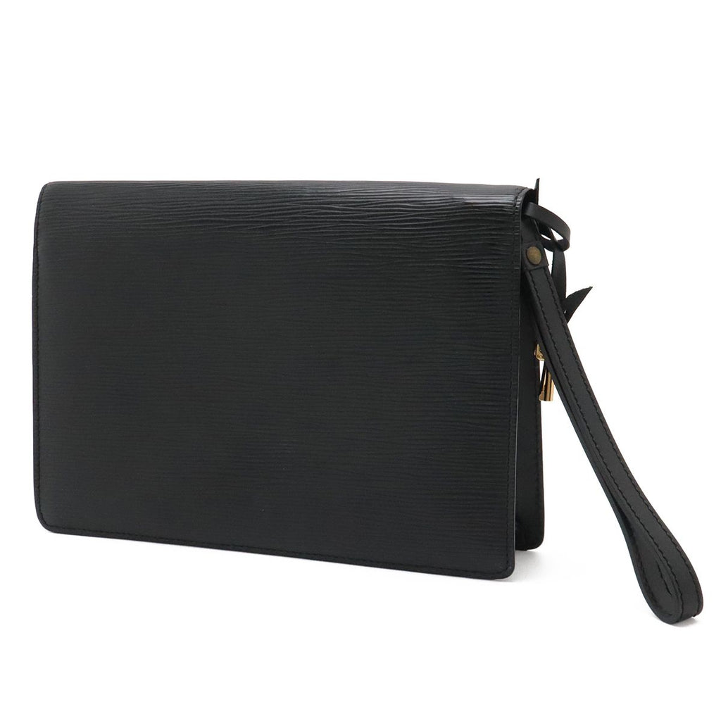 Louis Vuitton Epi Pochette Series Dragonne Second Bag Noir Black Gold — view 2