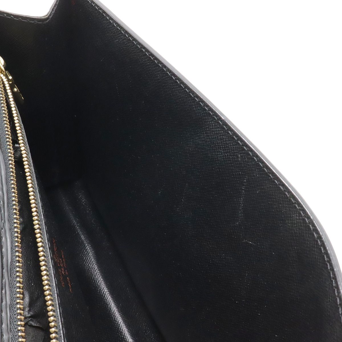 Louis Vuitton Epi Pochette Series Dragonne Second Bag Noir Black Gold — view 7