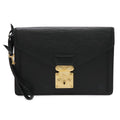 Louis Vuitton Epi Pochette Series Dragonne Second Bag Noir Black Gold